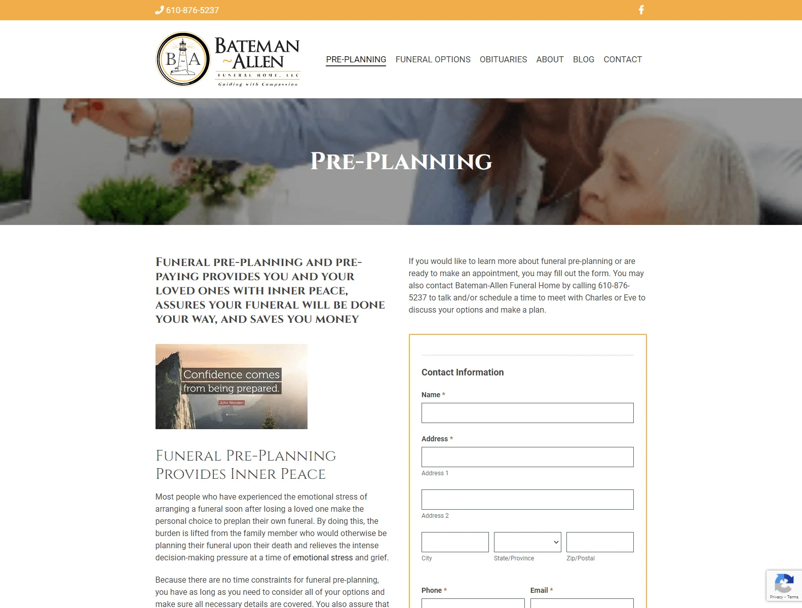 Bateman-Allen Funeral Home 5 funeral pre plan