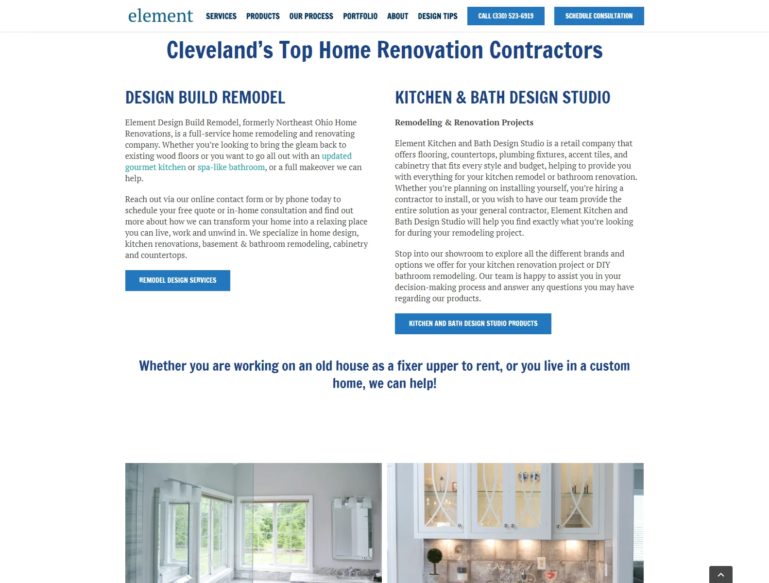 home remodeling contractor in hudson ohio element design build 1