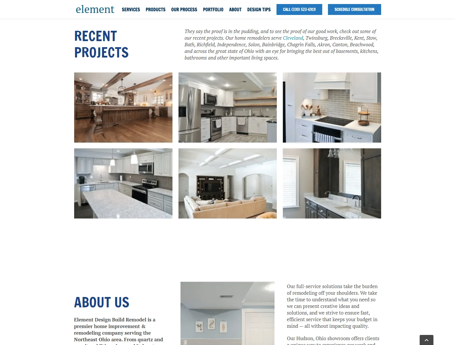 home remodeling contractor in hudson ohio element design build 3