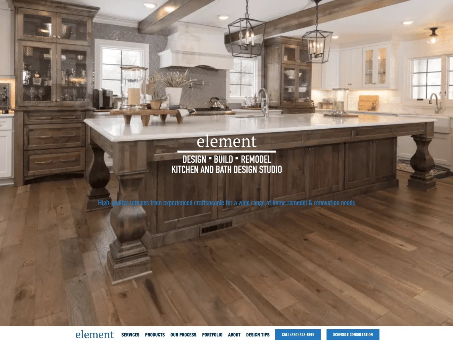 home remodeling contractor in hudson ohio element design build