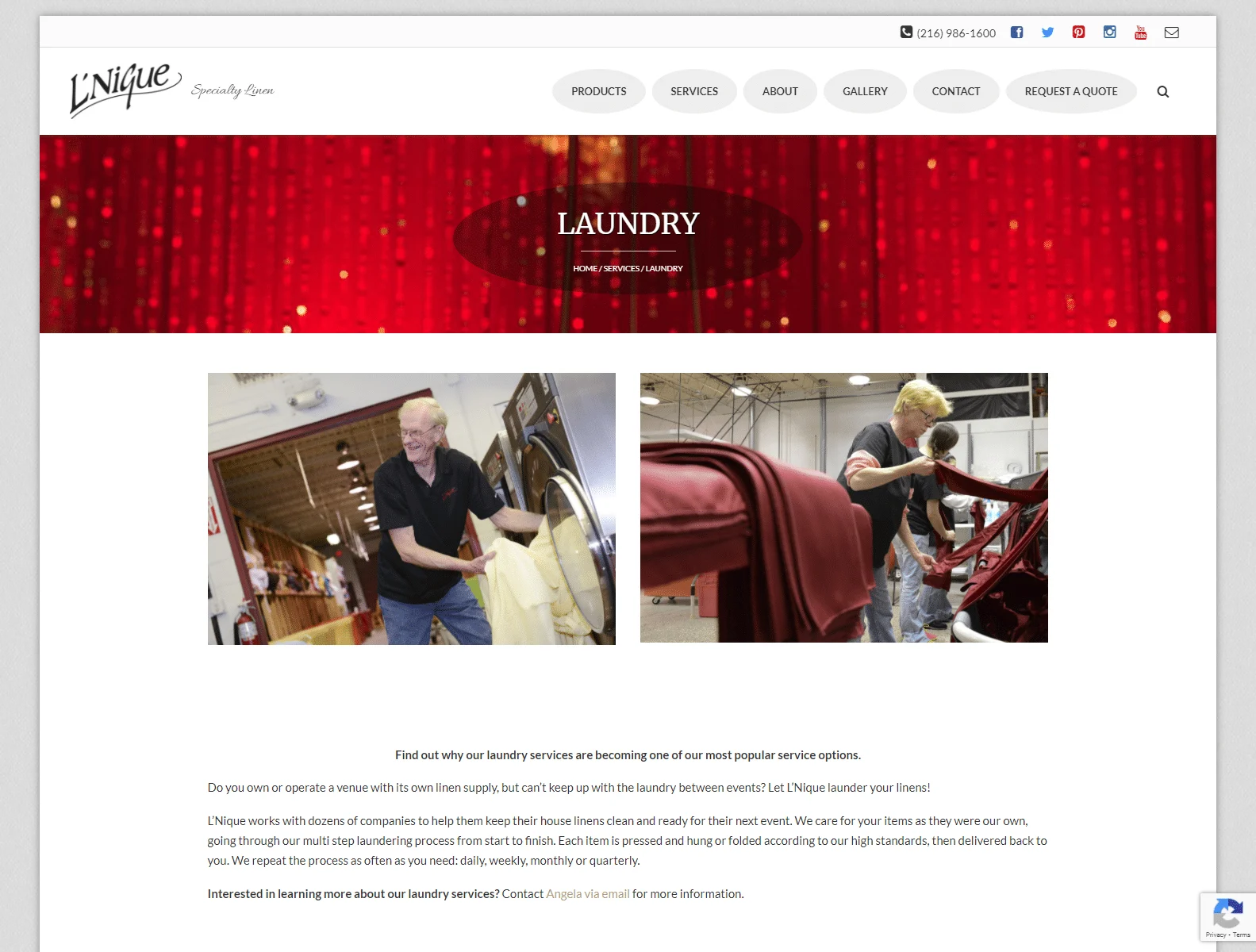 laundry specialty linen