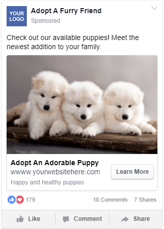 Puppy Sample Ad 1