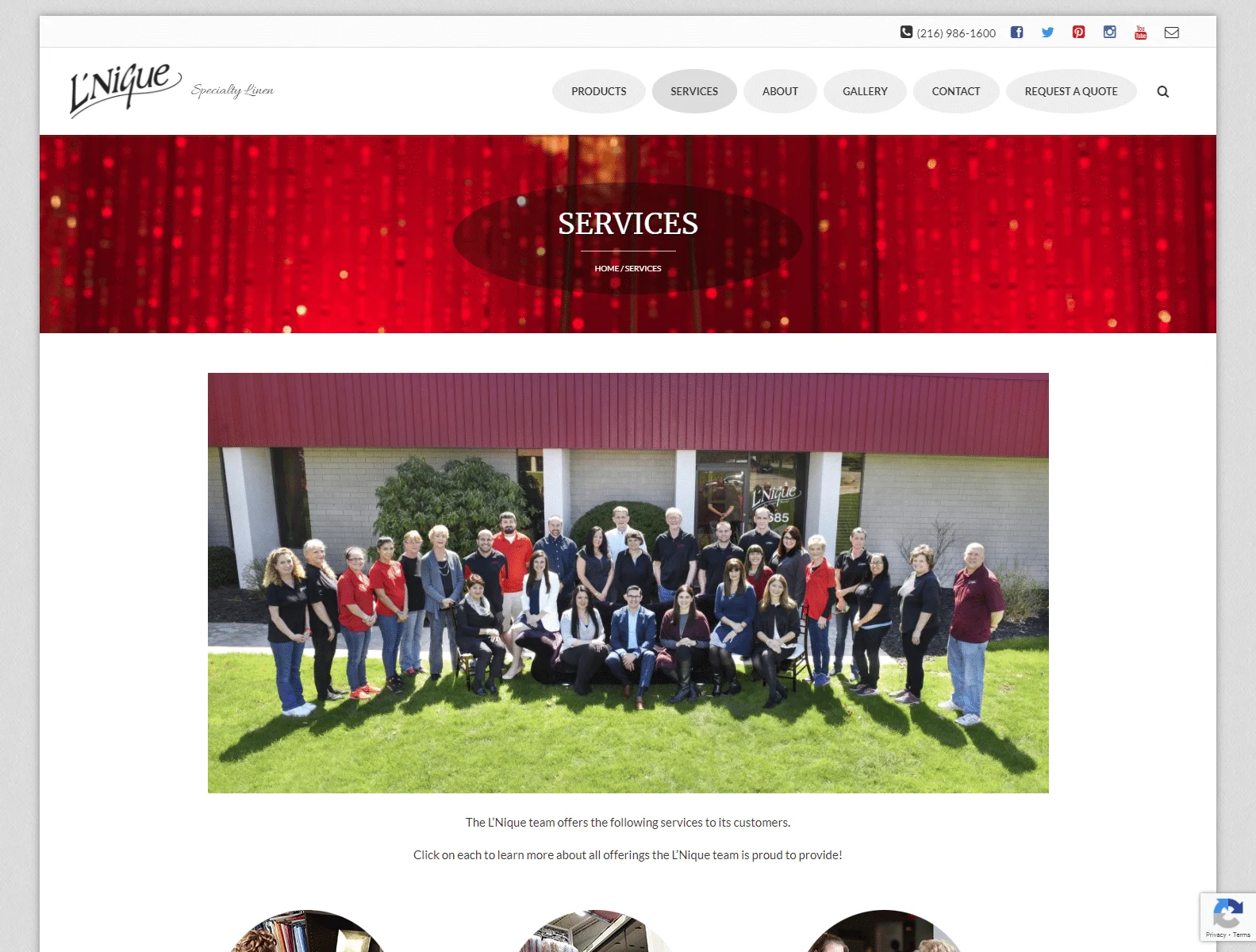 services specialty linen