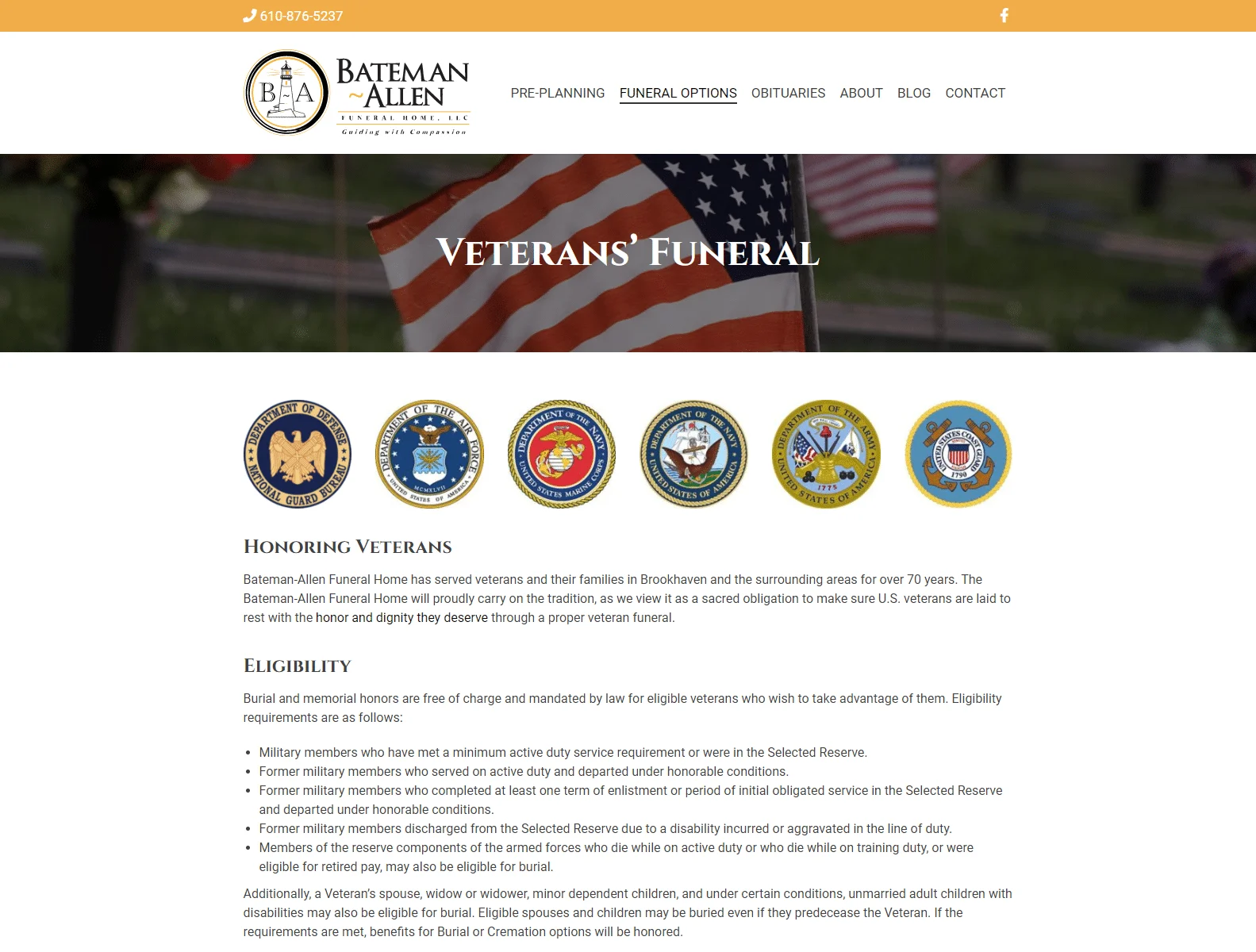 Bateman-Allen Funeral Home 4 veteran funeral