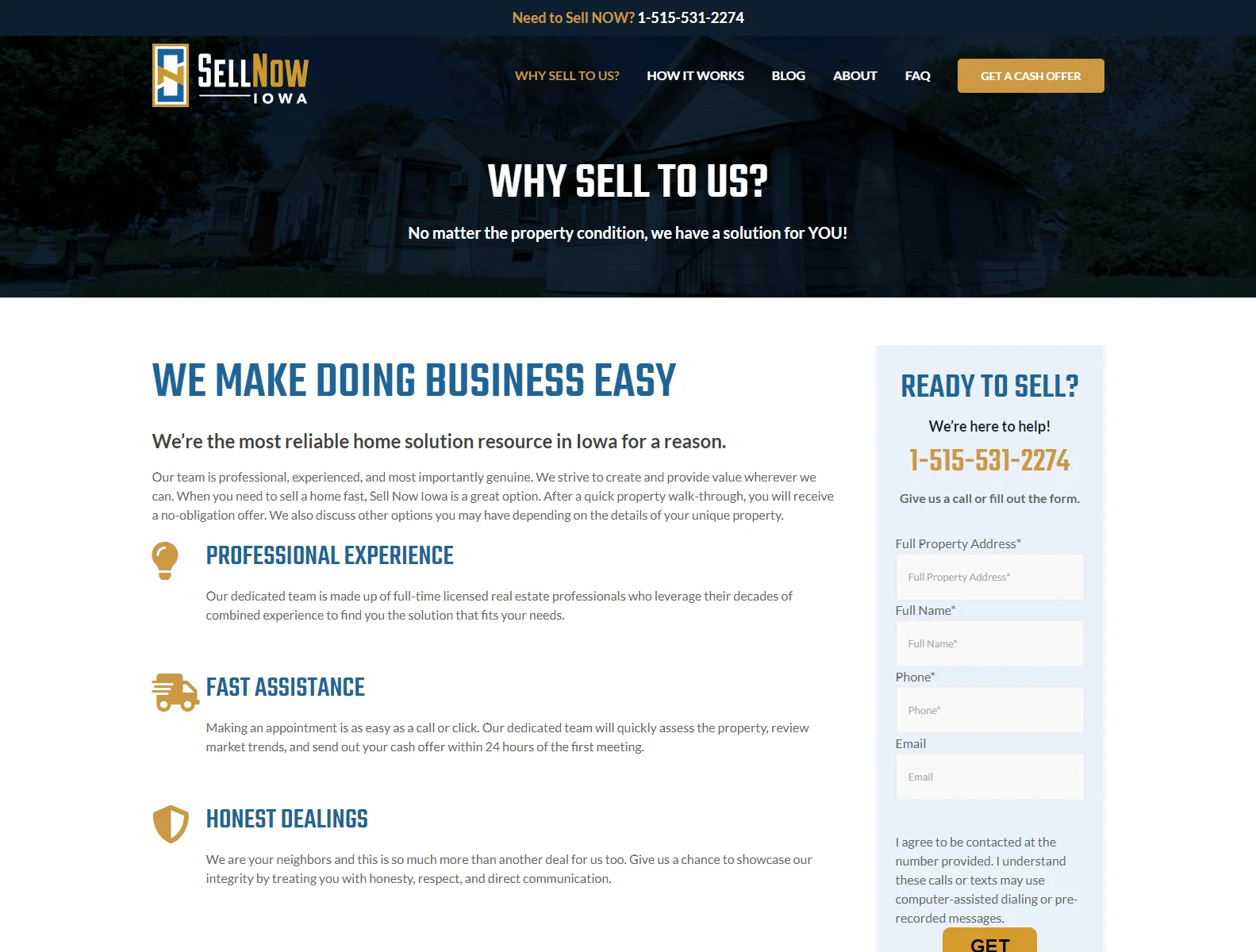 Sell Now Iowa 5 why sell to us