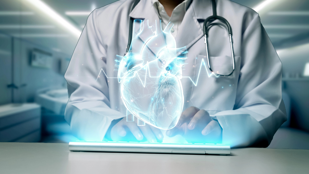 cardiologist creating content viriual heart