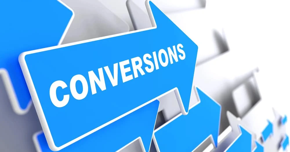 conversion rate optimization arrow image