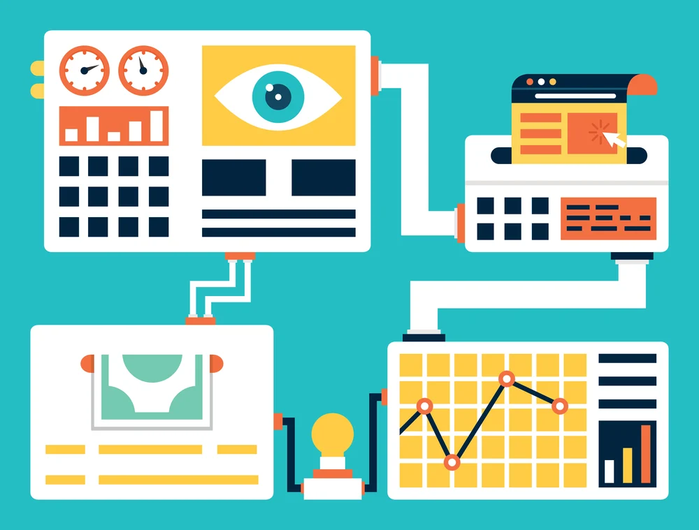 Vector Concept Of Conversion Rate Optimization. Creating An Experience For A Website Visitor With The Goal Of Increasing The Percentage Of Visitors That Convert Into Customers why ppc and cro should always go together