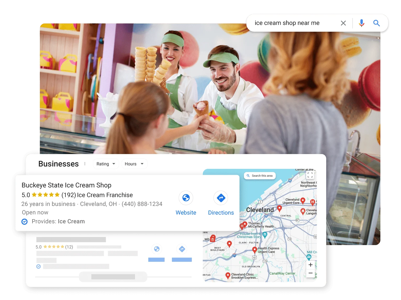 person using our healthcare local seo services to find a local medical provider