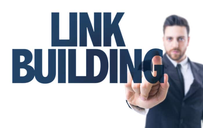 how important is link building for seo concept image