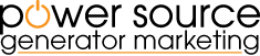 logo powersource generatormarketing black