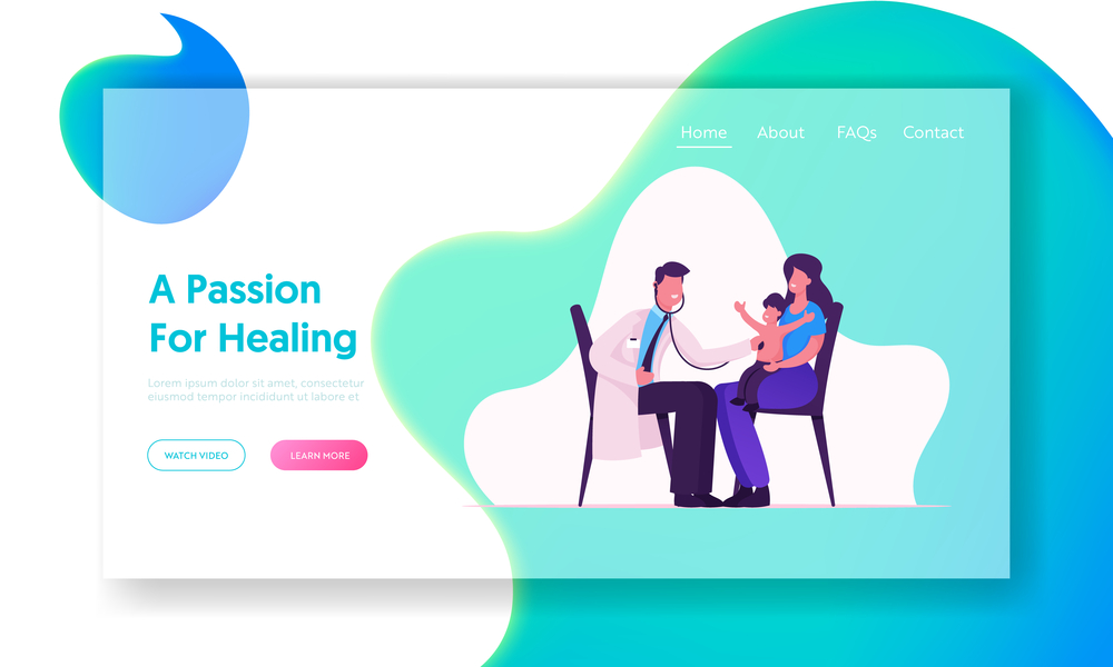Example of a good pediatrician website