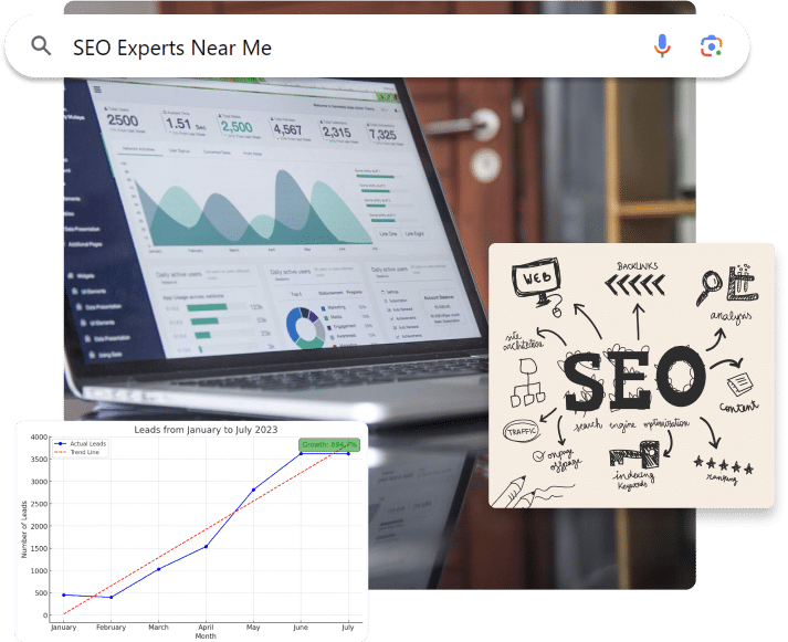 graphic representing Lead to Conversion's SEO consulting services